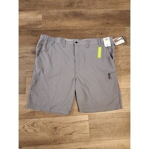 WRANGLER Outdoor Men's Size 48 Field Utility Shorts Relaxed Wicking Cargo Gray